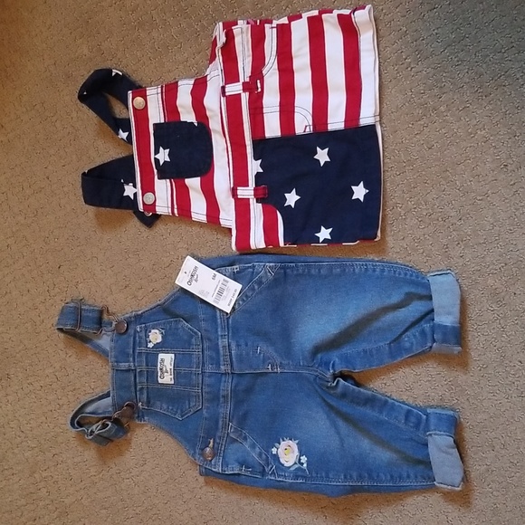 OSHKOSH & PLACE Matching Sets Nwt Euc Baby Girl Oskosh Place 2 Lot